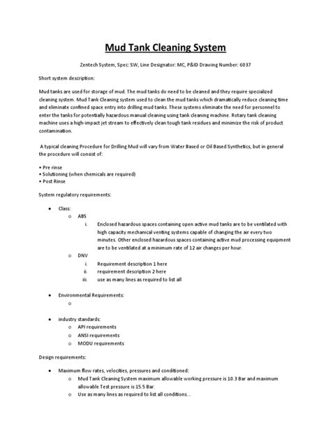 cleaning mud Specification|6037 .